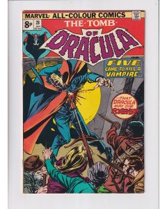 Tomb of Dracula (1972) #  28 UK Price (7.0-FVF) (1252402) Blade