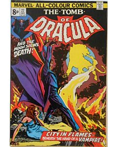 Tomb of Dracula (1972) #  27 UK Price (4.0-VG)