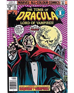 Tomb of Dracula (1972) #  55 UK Price (5.0-VGF)