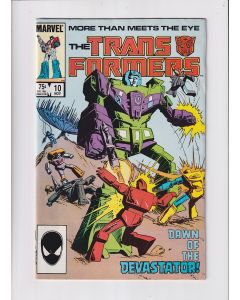 Transformers (1984) #  10 (7.0-FVF) (226738) 1st Devastator, 1st Constructicons