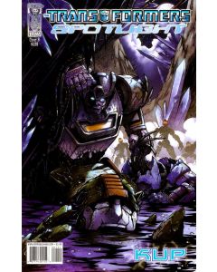 Transformers Spotlight Kup (2007) #   1 Cover B (9.2-NM)
