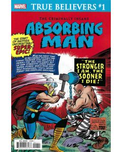 True Believers Criminally Insane Absorbing Man (2020) #   1 (8.0-VF) Thor