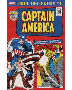 True Believers Kirby 100th Captain America (2017) #   1 (9.0-VFNM)