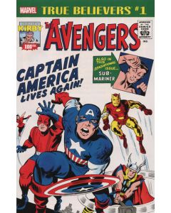 True Believers Kirby 100th Captain America Lives Again (2017) #   1 (9.0-VFNM)