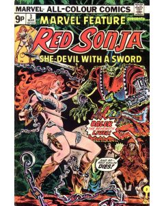 Marvel Feature (1975) #   3 UK Price (7.0-FVF) Red Sonja
