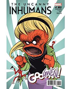 Uncanny Inhumans (2015) #   1.MU Gwenster Variant (9.0-NM) GooGwen Cover