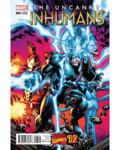 Uncanny Inhumans (2015) #   3 1:20 Variant (9.2-NM) Kang the Conqueror