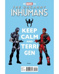 Uncanny Inhumans (2015) #   4 1:10 Variant (9.2-NM) Deadpool Cover