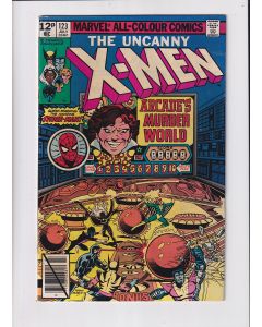 Uncanny X-Men (1963) # 123 UK Price (4.0-VG) (432542) Spider-Man, Staple rust