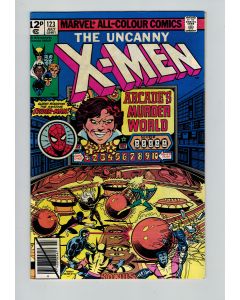 Uncanny X-Men (1963) # 123 UK Price (4.5-VG+) (2138705) Spider-Man, Staple rust