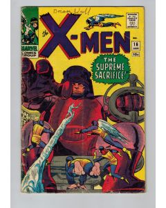 Uncanny X-Men (1963) #  16 UK Price (3.0-GVG) (668624) 3rd Sentinels, Tape repair