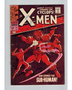 Uncanny X-Men (1963) #  41 (3.5-VG-) (265984) 1st Appearance Grotesque