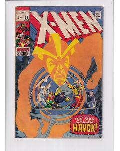 Uncanny X-Men (1963) #  58 UK Price (4.0-VG) (274524) Havok, Neal Adams cover and art