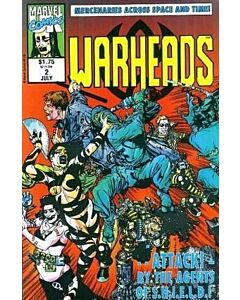 Warheads (1992) #   2 (8.0-VF) (Marvel UK) S.H.I.E.L.D.