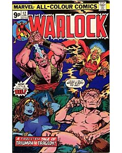 Warlock (1972) #  12 UK Price (6.0-FN) Origin Pip the Troll