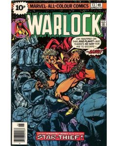 Warlock (1972) #  13 UK Price (8.0-VF) 1st Star Thief