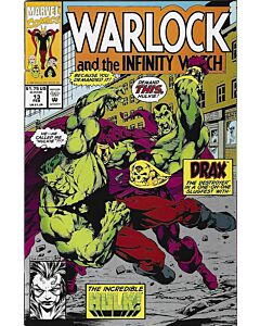 Warlock and the Infinity Watch (1992) #  13 (7.0-FVF) Incredible Hulk