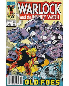Warlock and the Infinity Watch (1992) #   5 Newsstand (7.0-FVF)