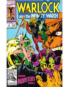 Warlock and the Infinity Watch (1992) #   7 Pricetag on Cover (6.0-FN) Infinity War tie-in