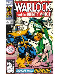Warlock and the Infinity Watch (1992) #   8 Tag on Back (5.0-VGF) Infinity War