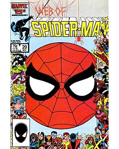 Web of Spider-Man (1985) #  20 (7.5-VF-) 25th Anniversary