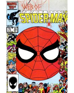 Web of Spider-Man (1985) #  20 (4.0-VG) 25th Anniversary