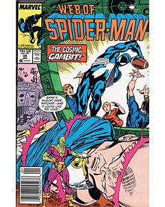 Web of Spider-Man (1985) #  34 Newsstand (6.0-FN) Sal Buscema art, the Watcher