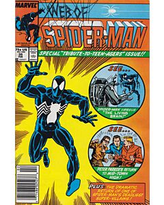 Web of Spider-Man (1985) #  35 Newsstand (7.0-FVF) Tribute to Teenages issue