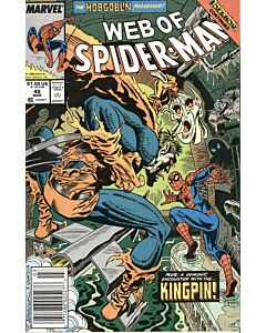 Web of Spider-Man (1985) #  48 Mark Jewelers (5.0-VGF) 1st Full App. of Demogoblin