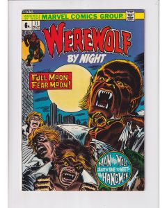 Werewolf by Night (1972) #  11 UK Price (6.0-FN) (2023582) 1st Hangman