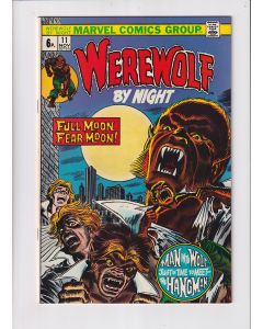 Werewolf by Night (1972) #  11 UK Price (7.0-FVF) (1989957) 1st Hangman