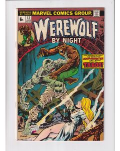 Werewolf by Night (1972) #  13 UK Price (7.0-FVF) (2023612) 1st Topaz