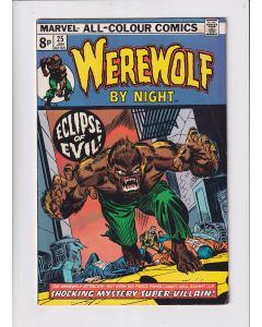 Werewolf by Night (1972) #  25 UK Price (5.0-VGF) (1385117) DePrayve, Hangman