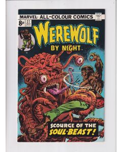 Werewolf by Night (1972) #  27 UK Price (7.0-FVF) (1385193) The Soul-Beast
