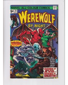 Werewolf by Night (1972) #  34 UK Price (5.0-VGF) (1385391) Mansion of the Damned