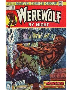 Werewolf by Night (1972) #  20 (5.0-VGF) Baron Thunder, Ma Mayhem