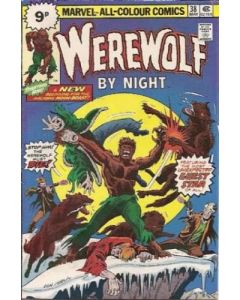 Werewolf by Night (1972) #  38 UK Price (4.5-VG+)