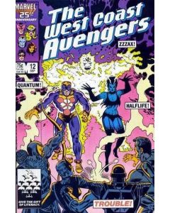 Avengers West Coast (1985) #  12 (7.0-FVF) 1st Quantum 1st Halflife