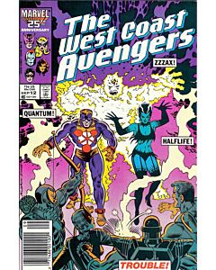 Avengers West Coast (1985) #  12 Newsstand (4.0-VG) 1st Quantum 1st Halflife
