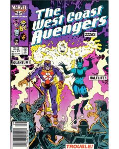 Avengers West Coast (1985) #  12 Newsstand (4.0-VG) 1st Quantum 1st Halflife