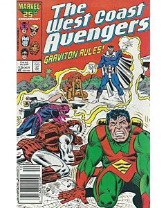 Avengers West Coast (1985) #  13 Newsstand (5.0-VGF) Graviton
