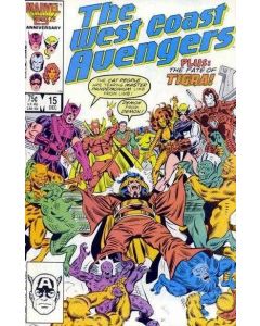 Avengers West Coast (1985) #  15 (5.0-VGF) Son of Satan Hellcat
