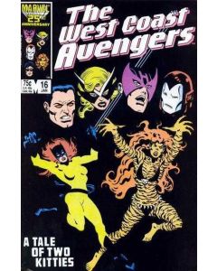 Avengers West Coast (1985) #  16 (6.0-FN) Son of Satan, Hellcat