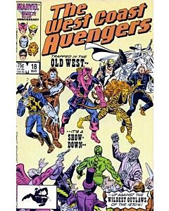 Avengers West Coast (1985) #  18 (7.0-FVF) Two-Gun Kid Phantom Rider