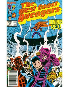 Avengers West Coast (1985) #  24 Newsstand (8.0-VF) Dominus