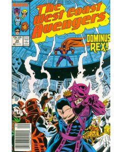 Avengers West Coast (1985) #  24 Newsstand (8.0-VF) Dominus