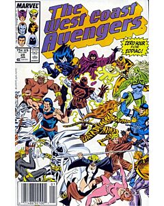 Avengers West Coast (1985) #  28 Newsstand (7.0-FVF) Zodiac