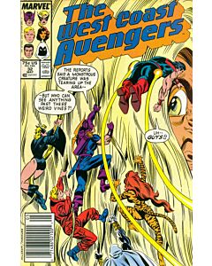 Avengers West Coast (1985) #  32 Newsstand (8.0-VF) Yetrigar