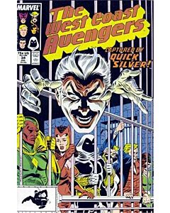 Avengers West Coast (1985) #  34 (6.0-FN) Quicksilver