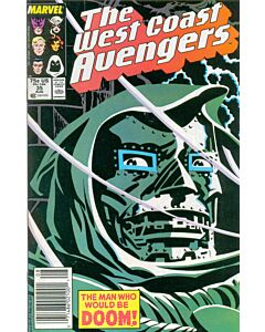 Avengers West Coast (1985) #  35 Mark Jewelers (5.0-VGF) Dr. Doom